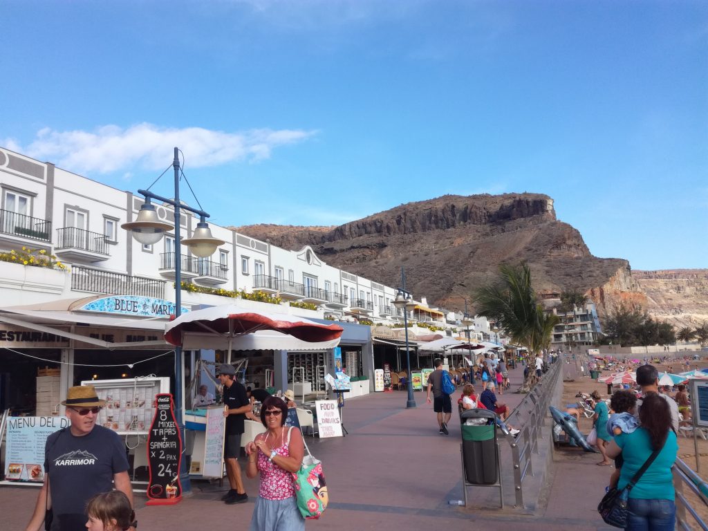 Havnefronten i Puerto Mogan, Gran Canaria