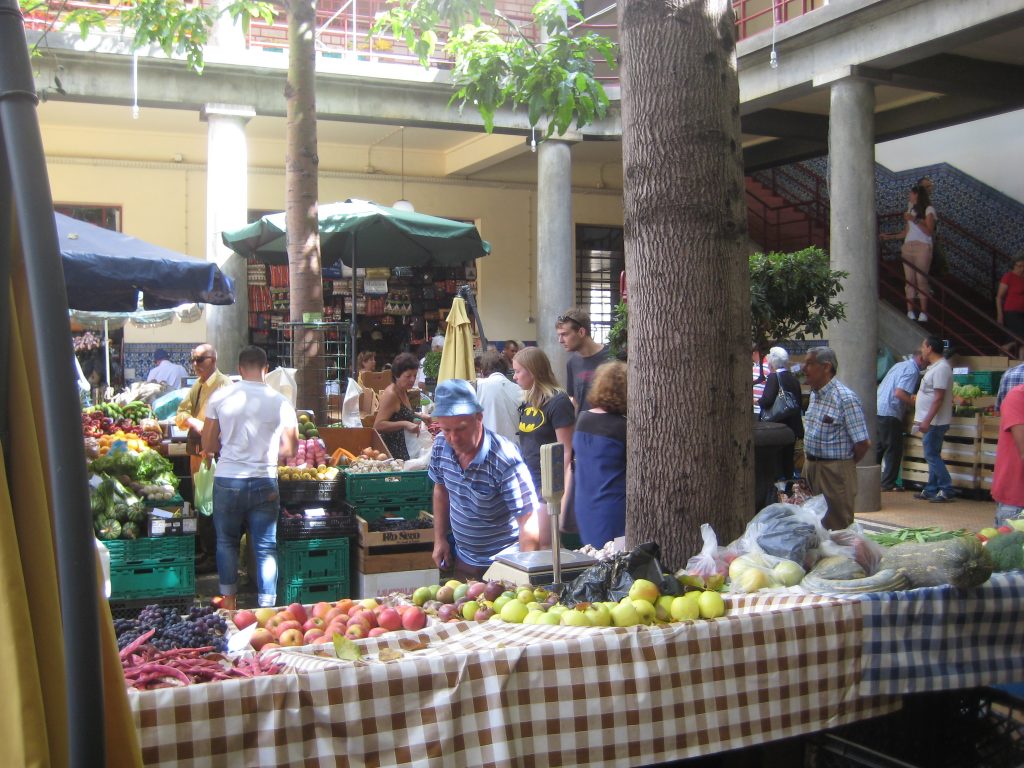 Fødevaremarked i Funchal, Madeira