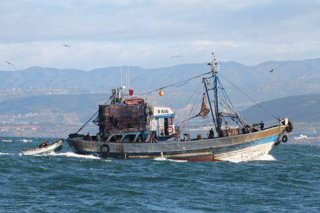 Fiskere ud for Agadir