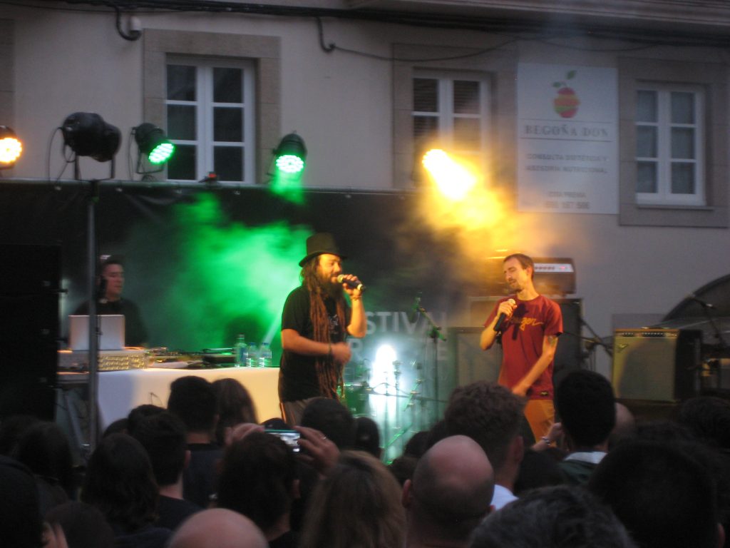 Koncert i midtbyen, La Coruña